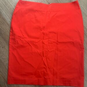 New York & Company Vibrant Red Pencil Skirt